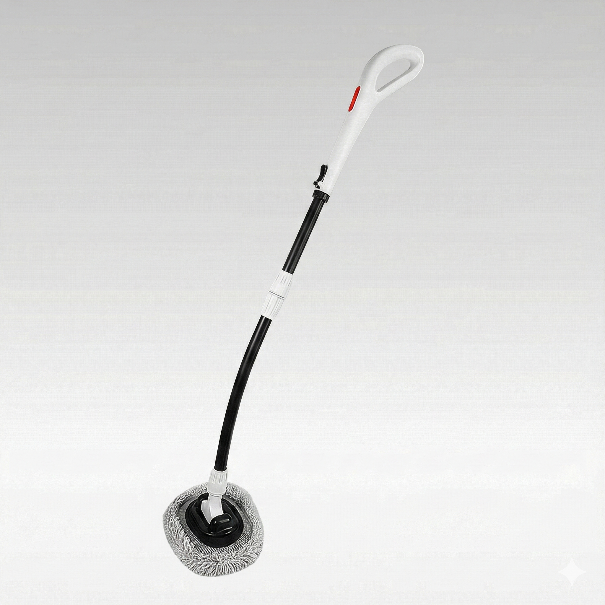 Car Wash Mop – 180° Head, Curved Ergonomic Handle for Scratch-Free Cleaning | Traverseon