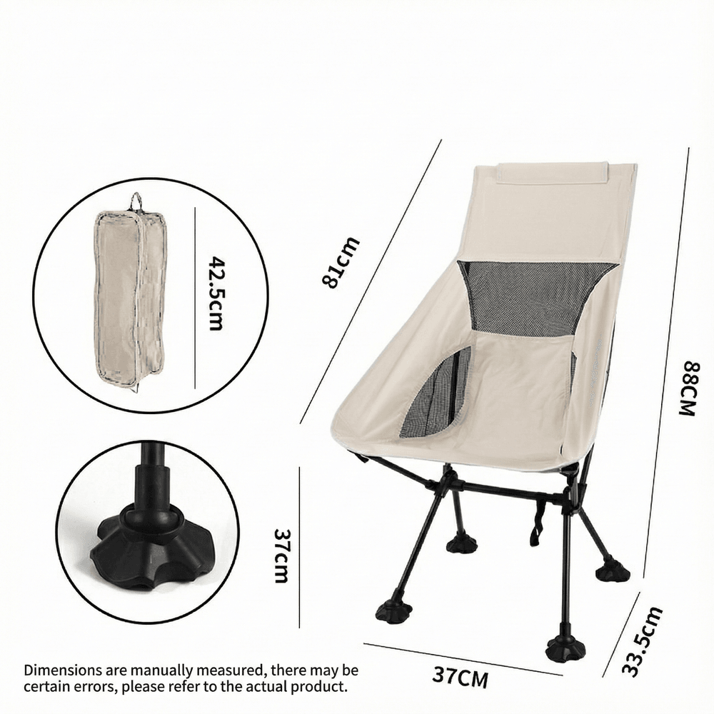 Folding Camping Chair – All-Day Comfort, Ultralight Outdoor Chair | Traverseon
