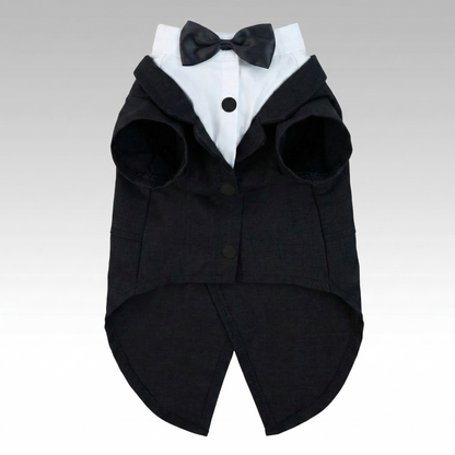 Cat Tuxedo Outfit – Formal Pet Suit with Bow Tie for Weddings & Parties | Traverseon