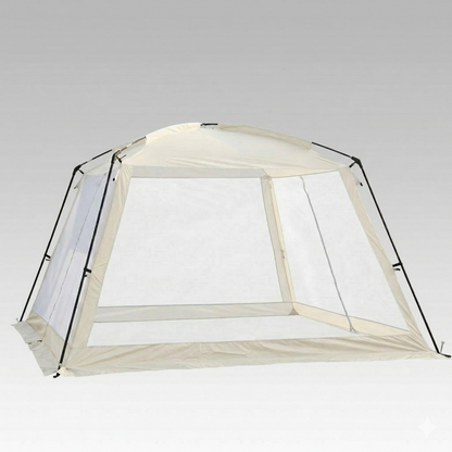Outdoor Mosquito Net Tent with Sun Shade – 4-8 Person Spacious Canopy for Camping & Backyard | Traverseon