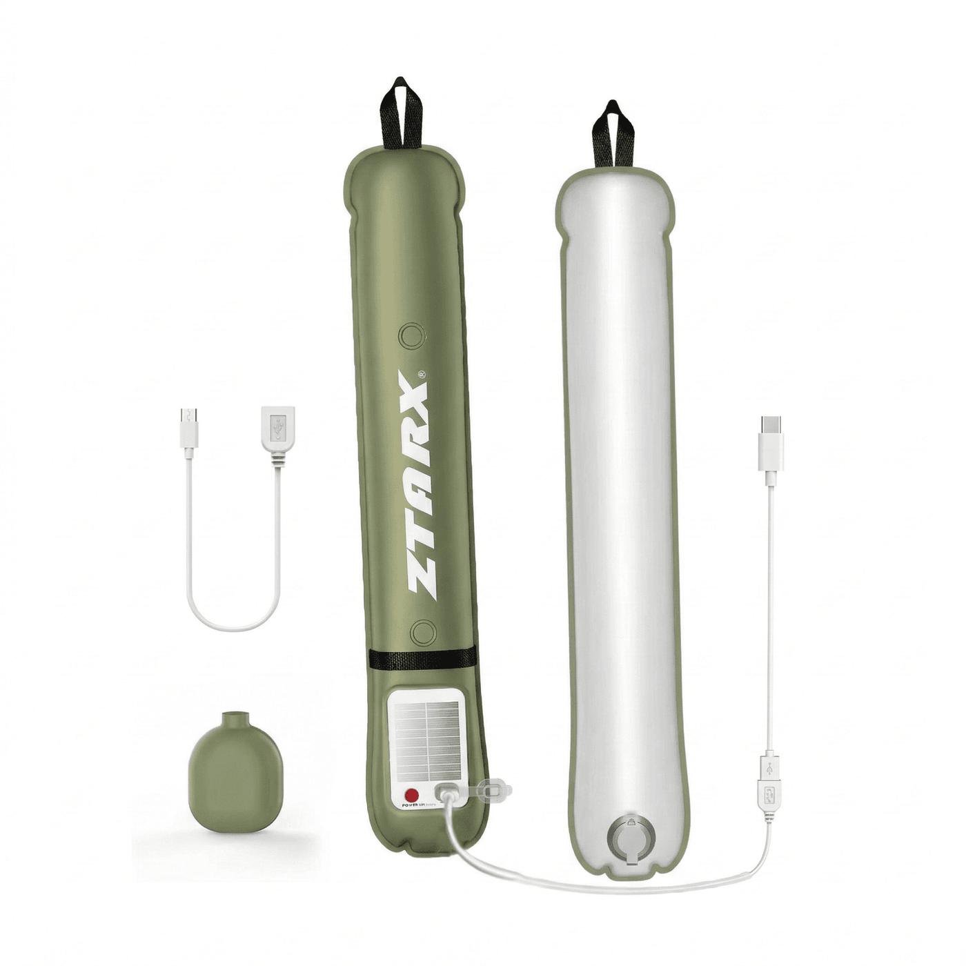 Solar Inflatable Camping Lantern – Rechargeable Waterproof LED Light | Traverseon