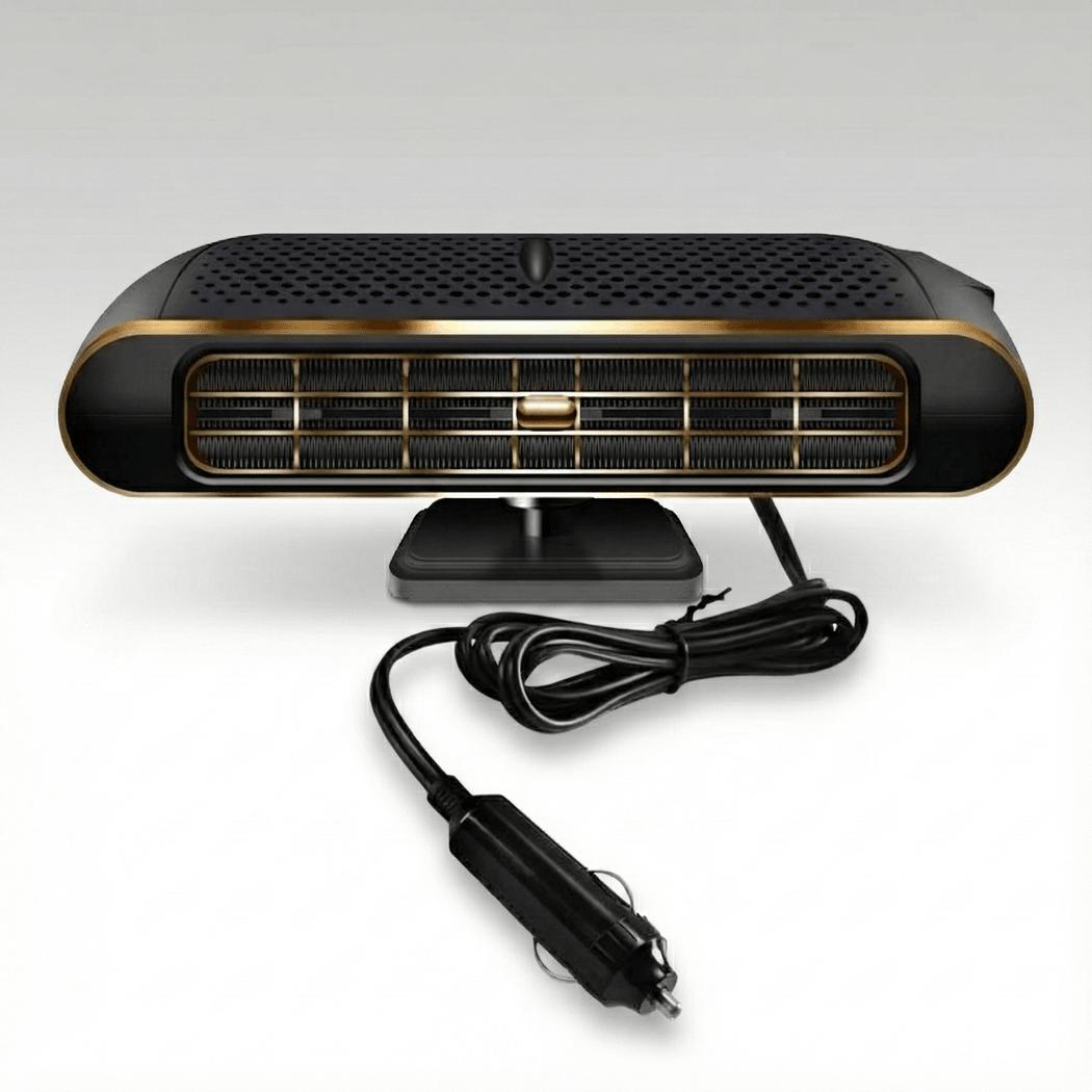 12V Portable Car Heater – Instant Heat & Fast Windshield Defogger | Traverseon