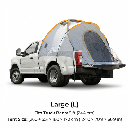 Pickup Truck Bed Tent with Rainfly – Waterproof Camping Shelter for 5.5–8 ft Beds | Traverseon