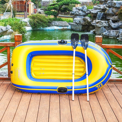 Traverseon SafeFloat 4-Chamber Inflatable Boat Set