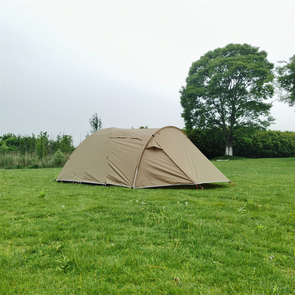 3-Person Double-Layer Camping Tent – Waterproof & Lightweight Family Shelter