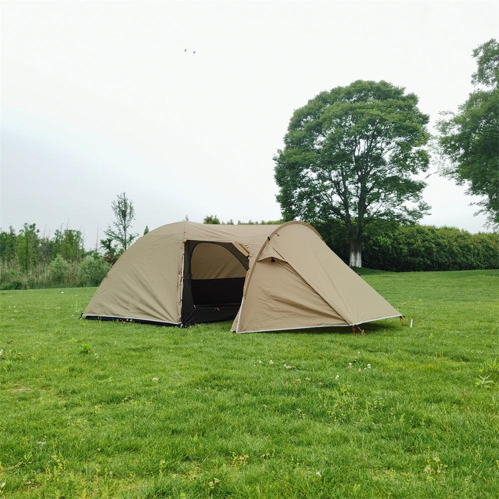 3-Person Double-Layer Camping Tent – Waterproof & Lightweight Family Shelter
