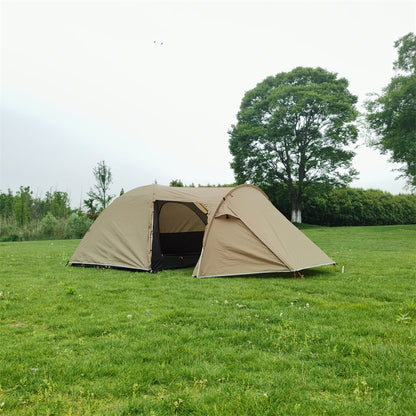 3-Person Double-Layer Camping Tent – Waterproof & Lightweight Family Shelter
