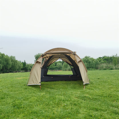 3-Person Double-Layer Camping Tent – Waterproof & Lightweight Family Shelter