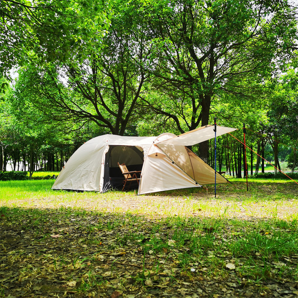 3-Person Double-Layer Camping Tent – Waterproof & Lightweight Family Shelter