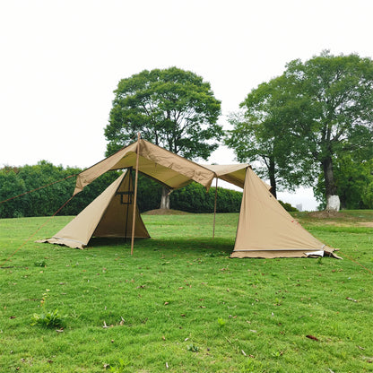 4-Season Windproof Tent with Stove Jack for Camping & Outdoor Living