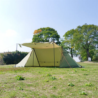 4-Season Windproof Tent with Stove Jack for Camping & Outdoor Living