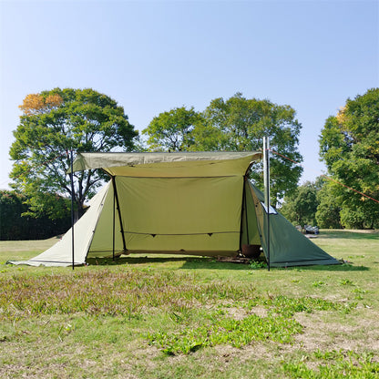 4-Season Windproof Tent with Stove Jack for Camping & Outdoor Living