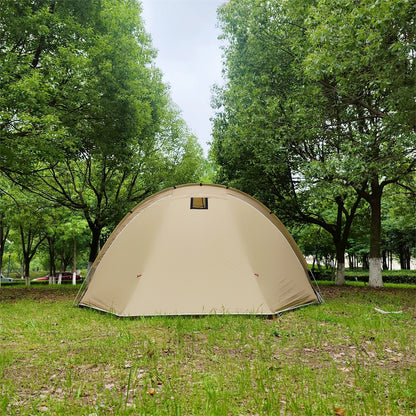 Frontier Tunnel Tent 6P — All-Season Family Shelter with Awning Extension