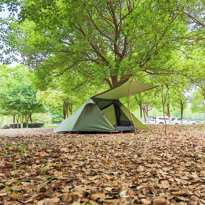 TrailDuo 2P Tunnel Tent — 1.95 kg Ultralight Double-Layer Shelter