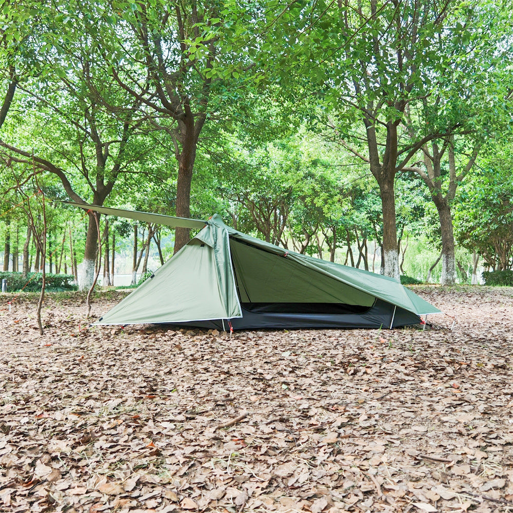 TrailDuo 2P Tunnel Tent — 1.95 kg Ultralight Double-Layer Shelter