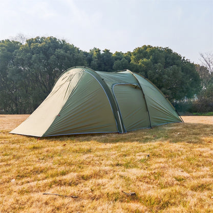 Frontier Tunnel Tent 6P — All-Season Family Shelter with Awning Extension
