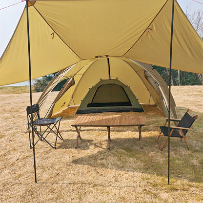 Frontier Tunnel Tent 6P — All-Season Family Shelter with Awning Extension