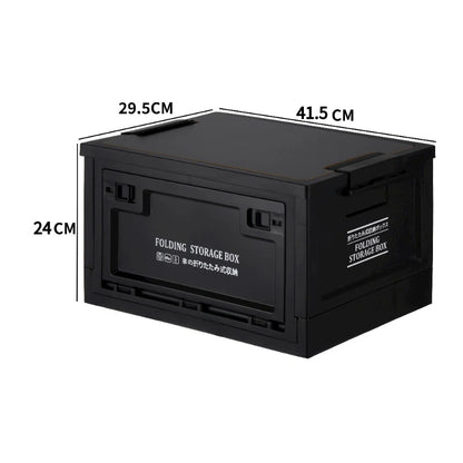 Traversen Folding Storage Crate with Wood Lid