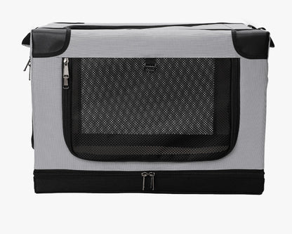 Foldable Soft Dog Crate – Portable Travel Pet Carrier with Mesh Ventilation & Waterproof Oxford Fabric | Traverseon
