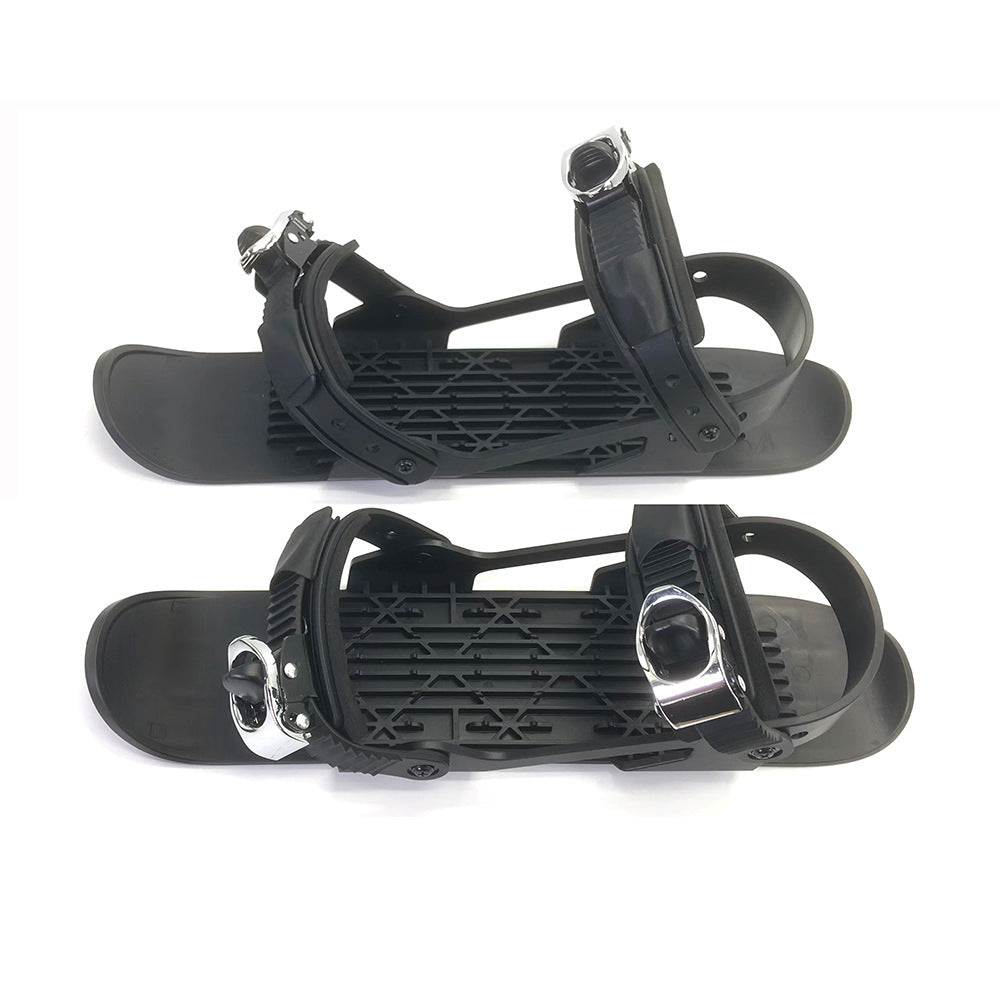 Ski Snow Skates – Mini Short Adjustable Bindings Adult Kids Portable Snow Skiing | Traverseon
