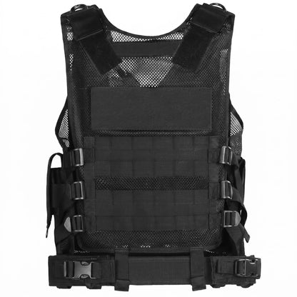600D Tactical MOLLE Vest – Adjustable 3.09 lb Mesh Loadout | Traverseon