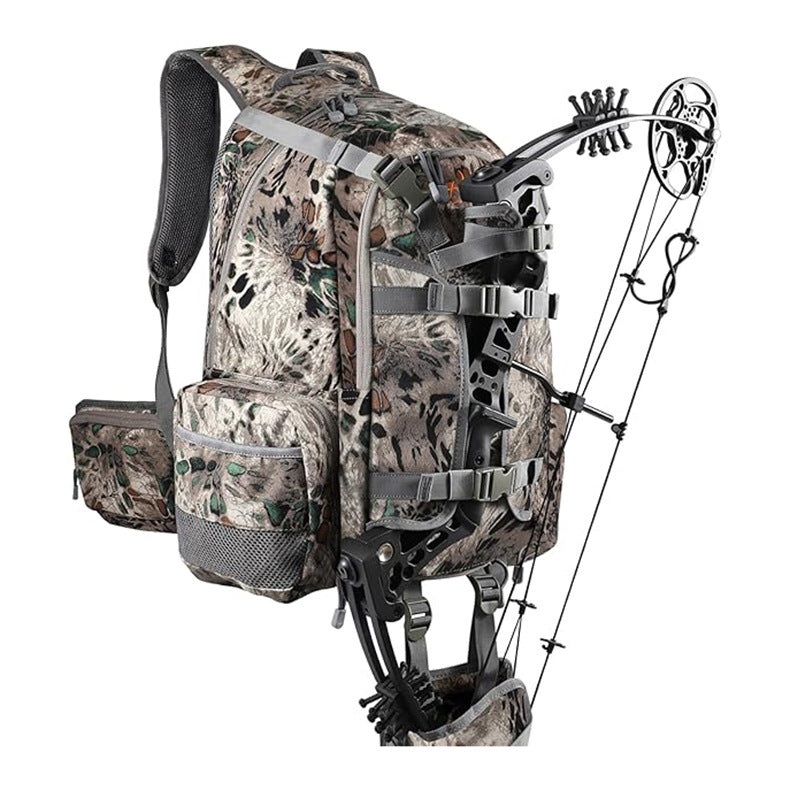 Waterproof Camo Hunting Backpack – Rifle & Bow Holder, 1.40 kg(3.08 lb) | Traverseon
