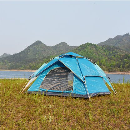 2 Person Pop Up Camping Tent – 3s Setup Double Layer Waterproof UV Protection for Hiking Beach Backpacking | Traverseon
