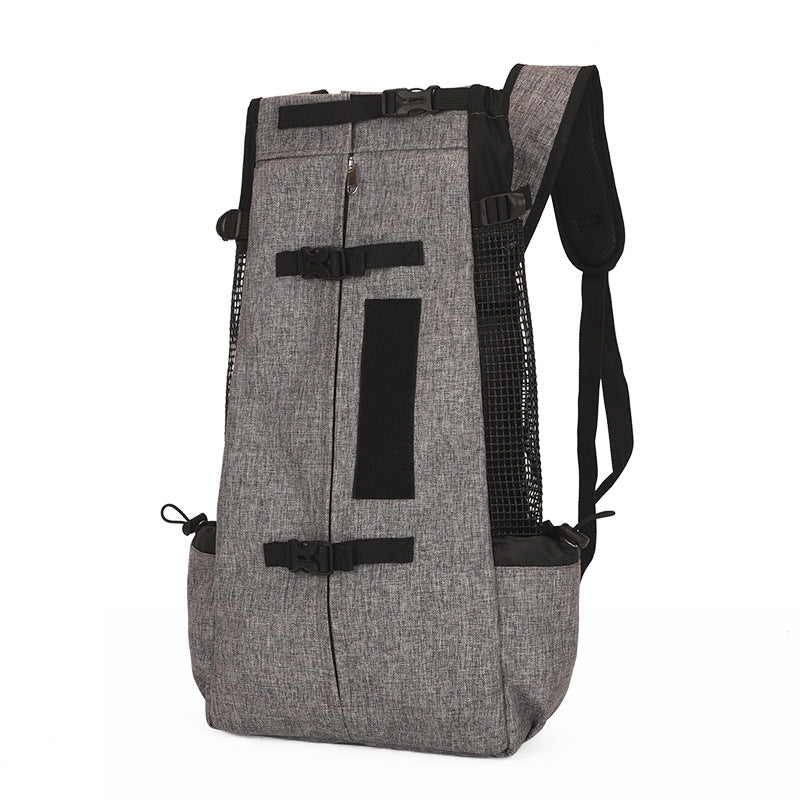 Pet Backpack Carrier with Whistle & Anti-Escape Safety – Breathable Ergonomic Design | Traverseon