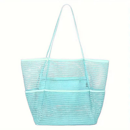Traverseon Multi-Pocket Mesh Tote