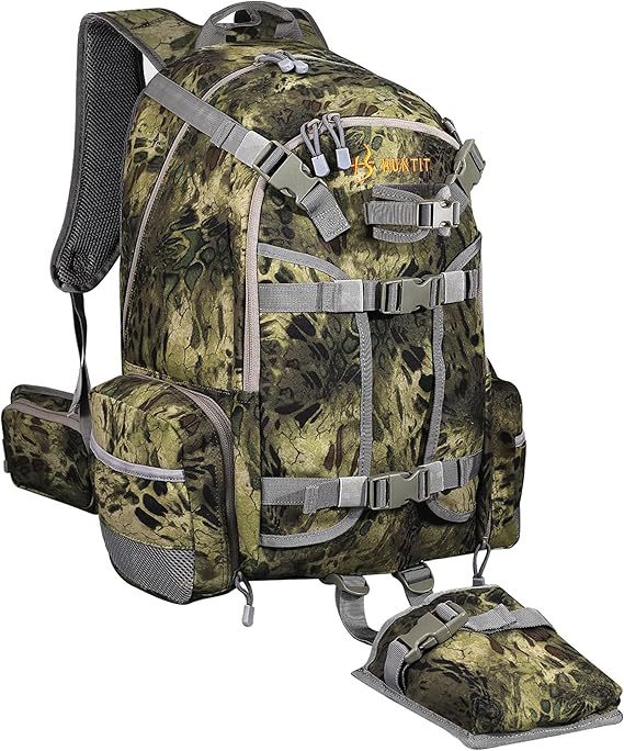 Waterproof Camo Hunting Backpack – Rifle & Bow Holder, 1.40 kg(3.08 lb) | Traverseon