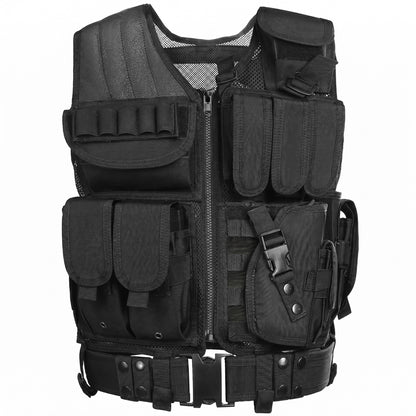 600D Tactical MOLLE Vest – Adjustable 3.09 lb Mesh Loadout | Traverseon