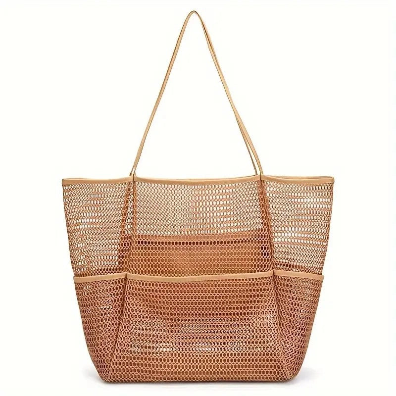 Traverseon Multi-Pocket Mesh Tote