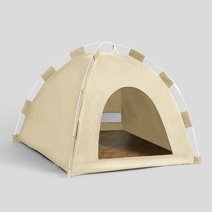 Cooling Pet Tent – 4 Sizes Washable Cat Bed w/ Mesh Cooling Mat Indoor Outdoor | Traverseon