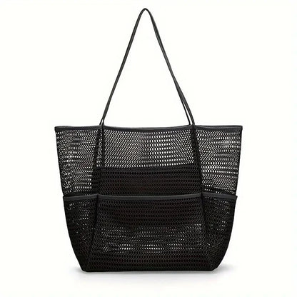 Traverseon Multi-Pocket Mesh Tote