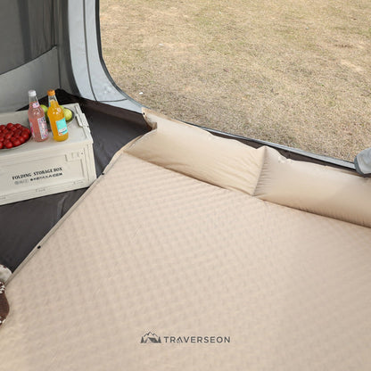 Automatic Inflatable Camping Mattress – Moisture-Proof,Back-Support,Portable|Traverseon