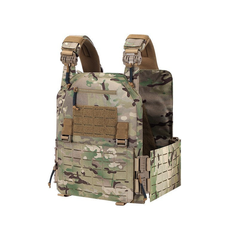 Quick-Release Tactical Vest – 900D Oxford Molle Plate Carrier, 26x33cm | Traverseon