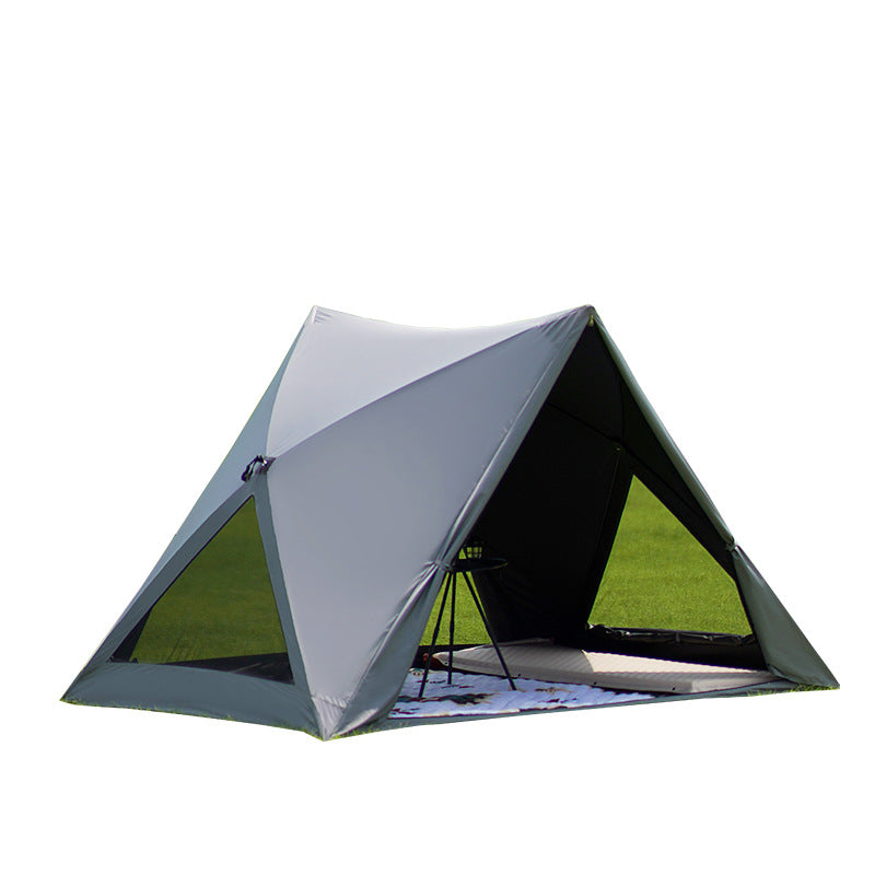 Black Coated Automatic Camping Tent – UPF50+ Waterproof Pop Up Shelter | Traverseon