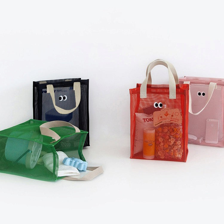 Traverseon Cute Eyes Mesh Tote