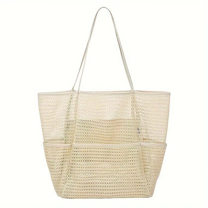 Traverseon Multi-Pocket Mesh Tote