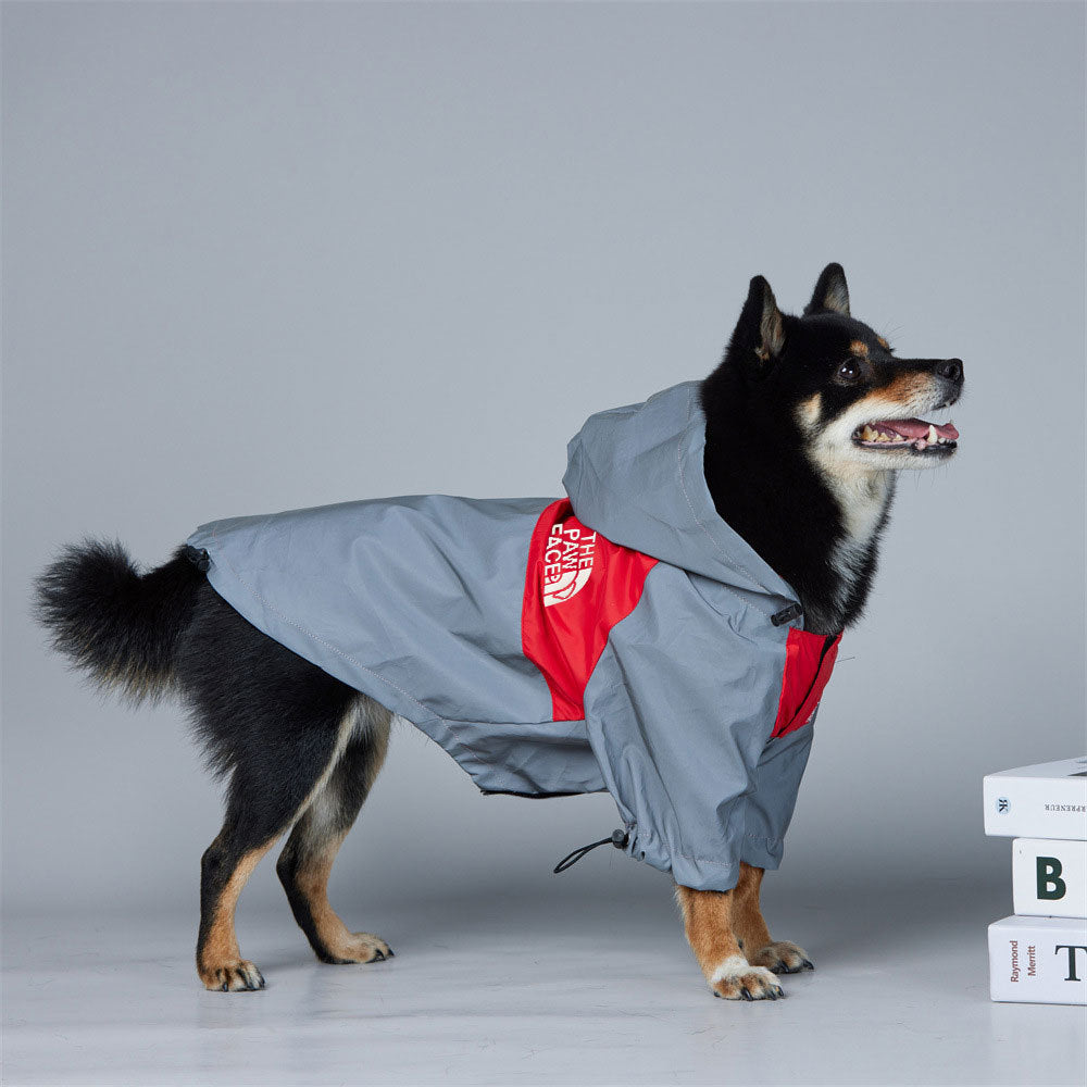 Reflective Waterproof Dog Jacket – Reversible Raincoat, Adjustable Fit S–5XL | Traverseon
