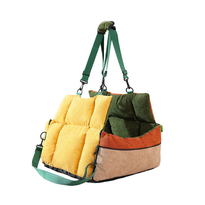 Dog Car Seat 3-in-1 Pet Travel Carrier Washable Safe for Small Medium Pets | Traverseon