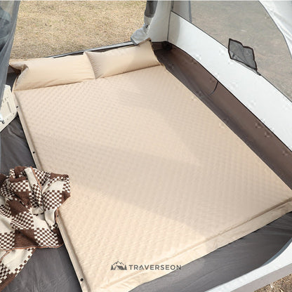 Automatic Inflatable Camping Mattress – Moisture-Proof,Back-Support,Portable|Traverseon