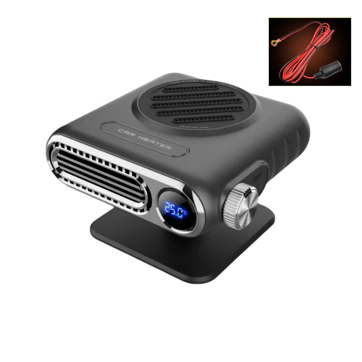 Portable 12V Fast-Heating Car Heater for Winter Driving & Defrosting