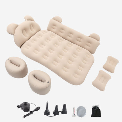 Car Inflatable Air Bed – 2-Min Fast Inflate with Headboard & Pillows