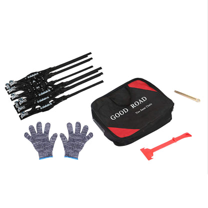 Winter Tire Snow Chain - No Jack Easy Install All-Terrain Traction