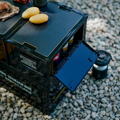 Traversen Folding Storage Crate with Wood Lid