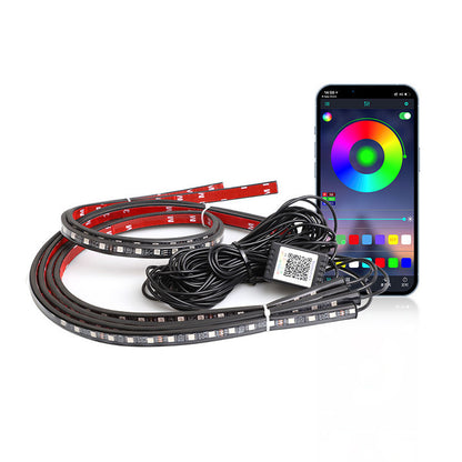 RGB Car Underglow Light Kit – 10W, APP & Remote Control