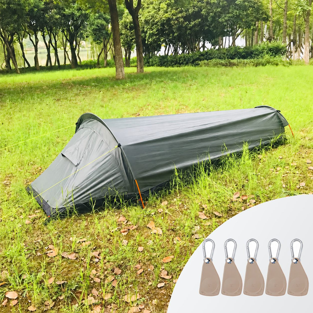 Traverseon Bivy Tent, 830g Ultralight Backpacking Shelter