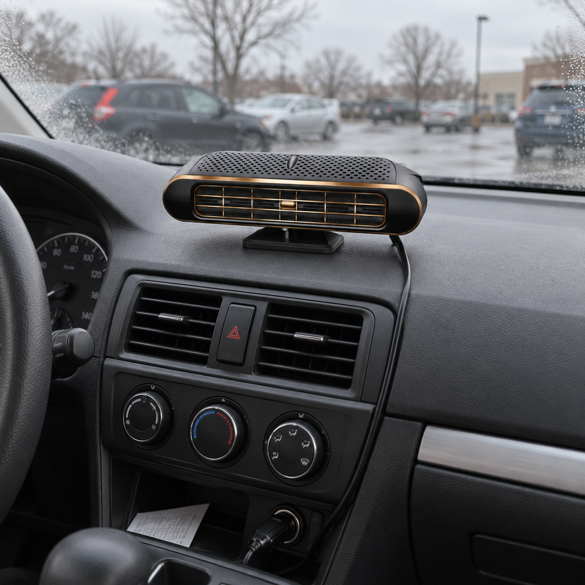12V Portable Car Heater – Instant Heat & Fast Windshield Defogger | Traverseon