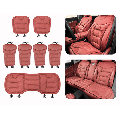 Breathable Napa Leather Car Seat Cover Full Set